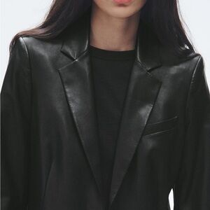 Rag & Bone Charles Leather Blazer